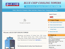 Tablet Screenshot of bluechipcoolingtower.com
